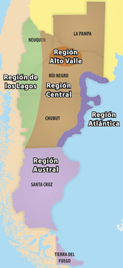 Mapa Patagonia